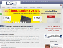 Tablet Screenshot of cs21nextnet.cz